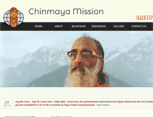 Tablet Screenshot of chinmayaaustin.org